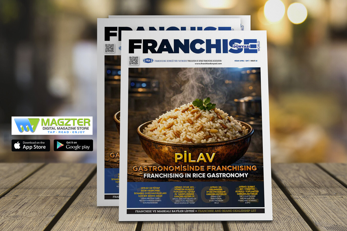 Franchise Dünyası Dergisi kapağı